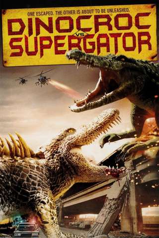 Dinocroc vs. Supergator [DVDrip] (2010)